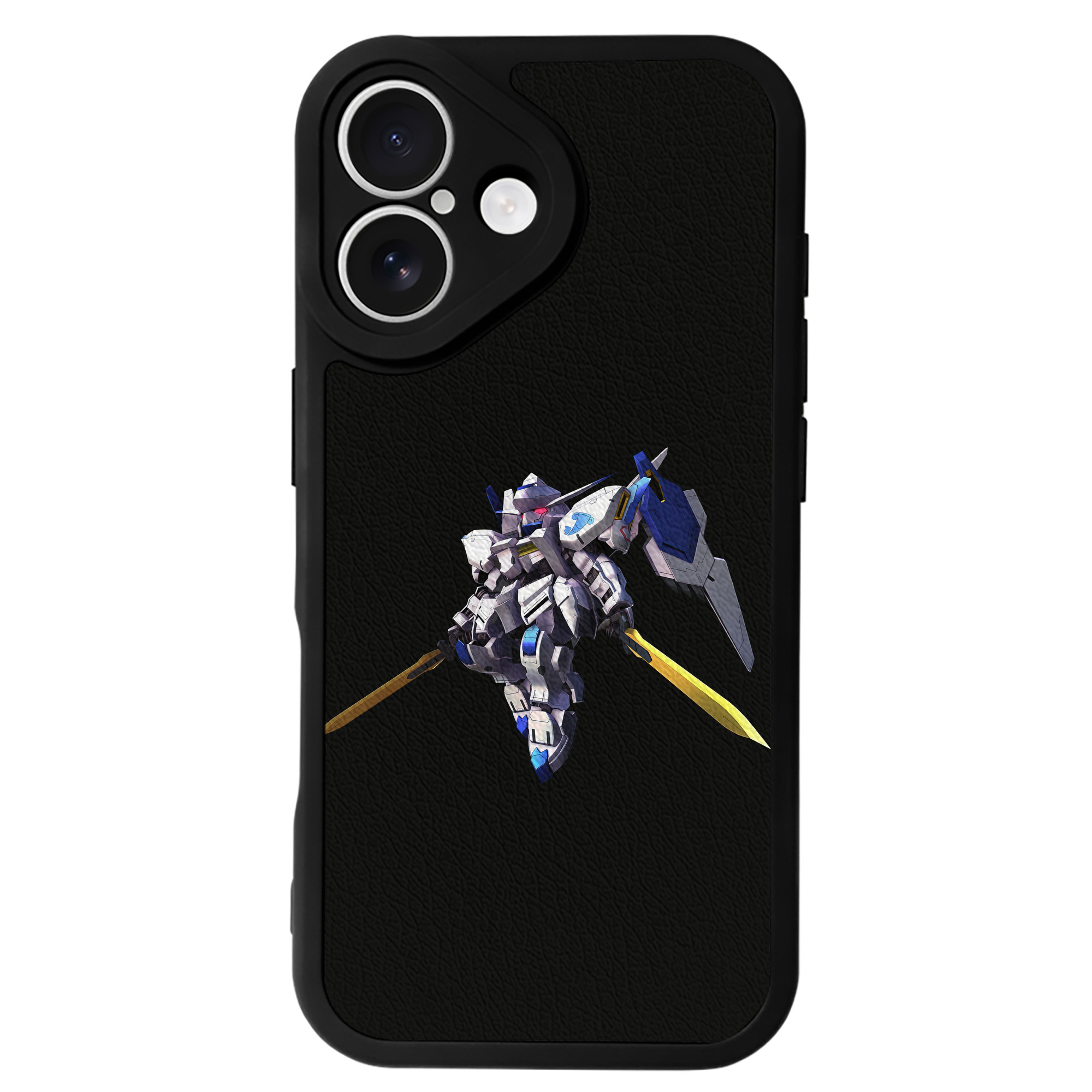 （画像用） 機動戦士ガンダム Mobile Suit Gundam 【iPhone 16シリーズ対応】シリコンスマホケース（レザー調） 材質：シリコン